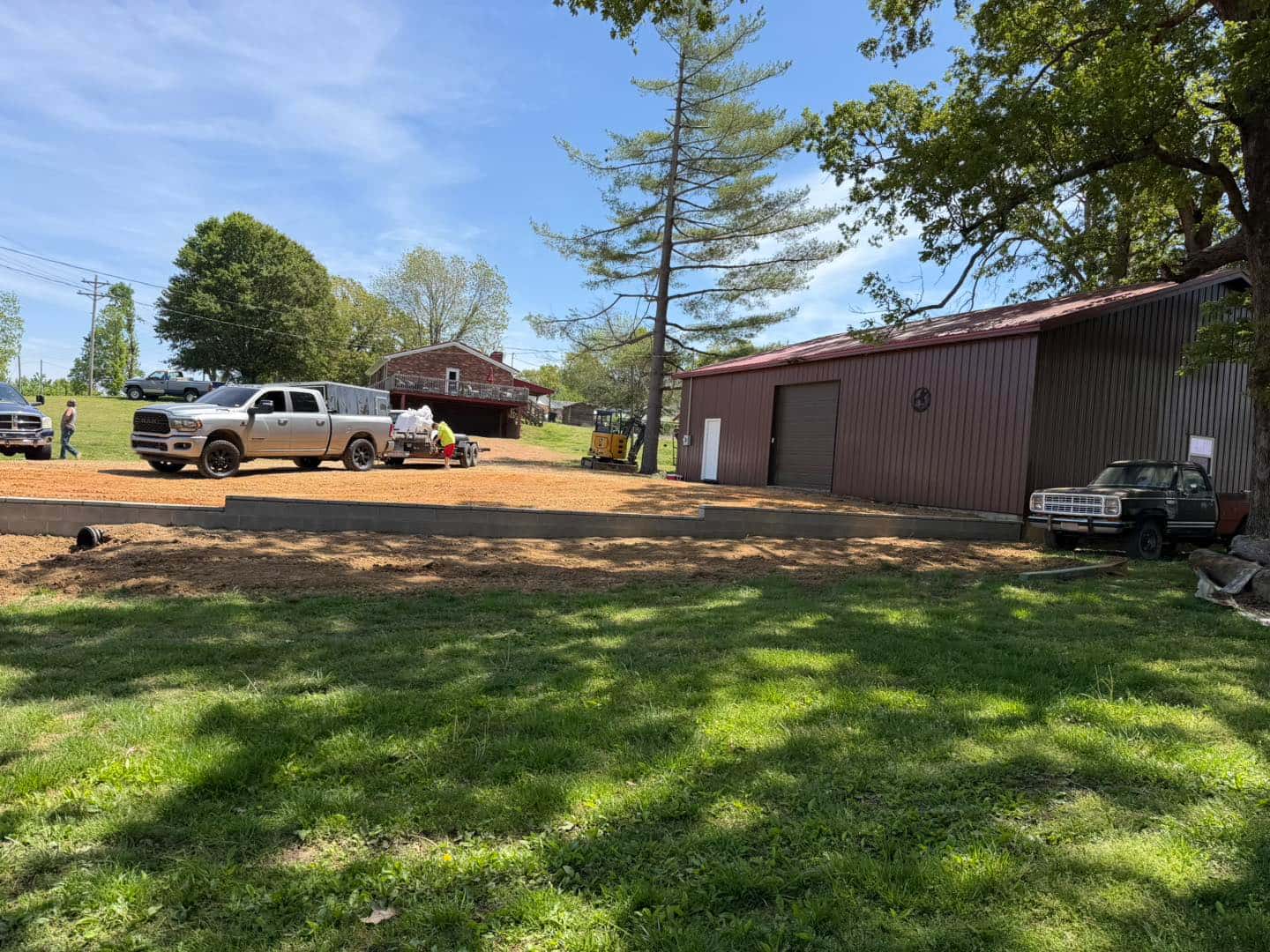 Land grading and dirt work by Four Rivers in Western Kentucky